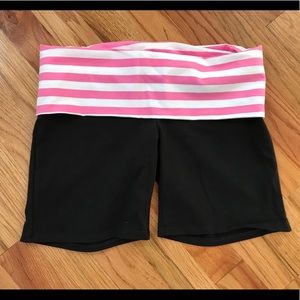 PINK Victoria’s Secret Stretchy Black Shorts